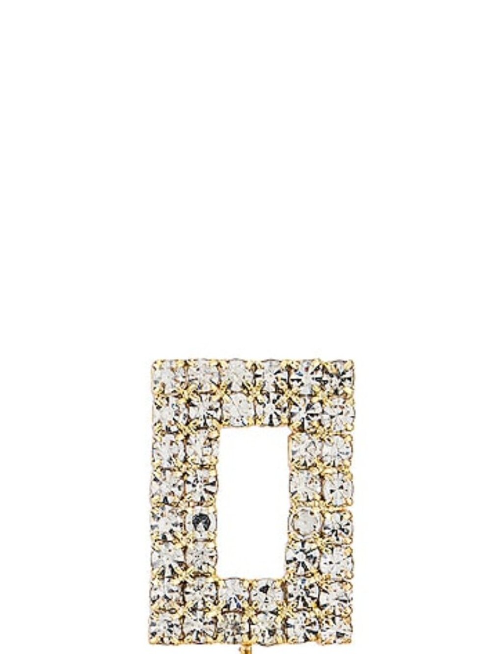 Amber Sceats Diamond Statement Earring in Gold stud